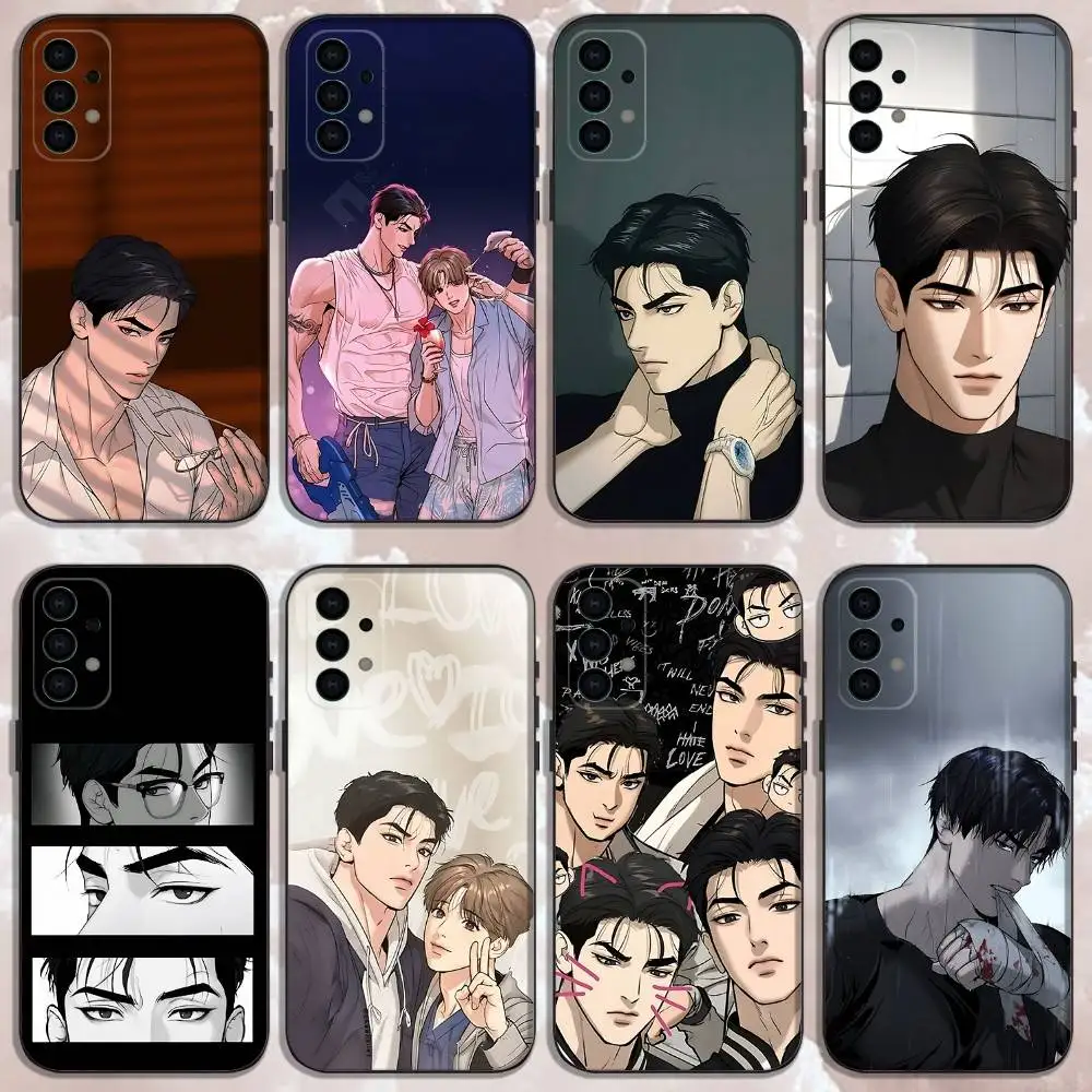 

J-Joo Jaekyung Phone Case For Samsung Galaxy A73,31,32,72,41,53,52,71,22,5G,Note,J7,8,9 Soft Black Cover