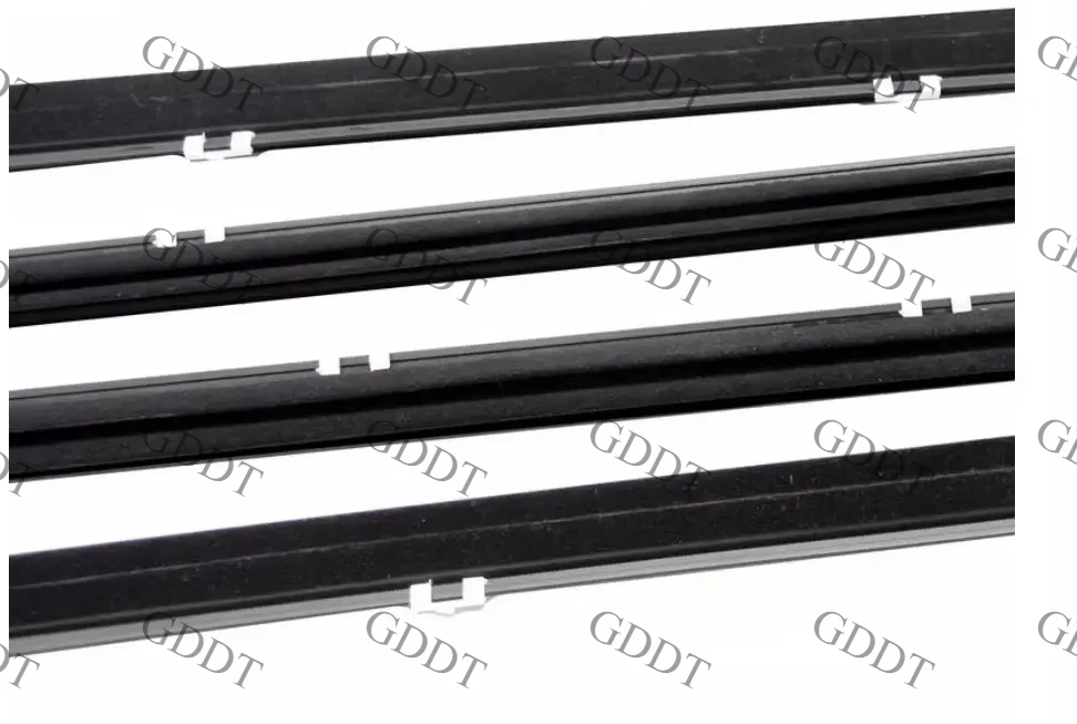 For Nissan Qashqai 2008-2015 Protect Black Window Glass Rubber Weather Strip for Glass J10 80821-JE20A 4 Pieces 2