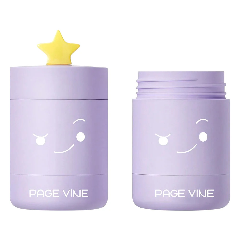 Leuke Star Smile Lippenbalsem Twist Up Fruitsmaak Voedend Glans Overnachtsmasker voor droge lippen Verzorging Dagelijks gebruik Veganistische formule Make-up