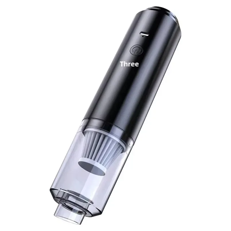USB Portable Wireless Car Vacuum Cleaner 3-in-1 Blower Suction Strong Suction Low Noise Rechargeable for Car Home Pet Daily Use