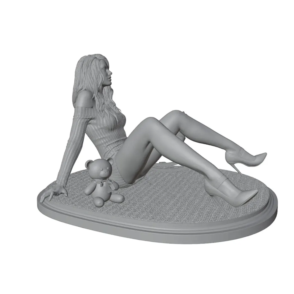 1/24/12/6 Miniature resin model NSFW, Naomi Lapaglia model kit, GK mini 3D printed gray model statue, unpainted, unassembled.