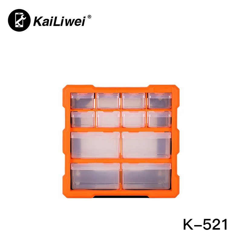 Kailiwei Drawer Type Parts Cabinet, Screw，Electronic Components, Combination Tool Classification, LEGO Sorting  Storage Box K521