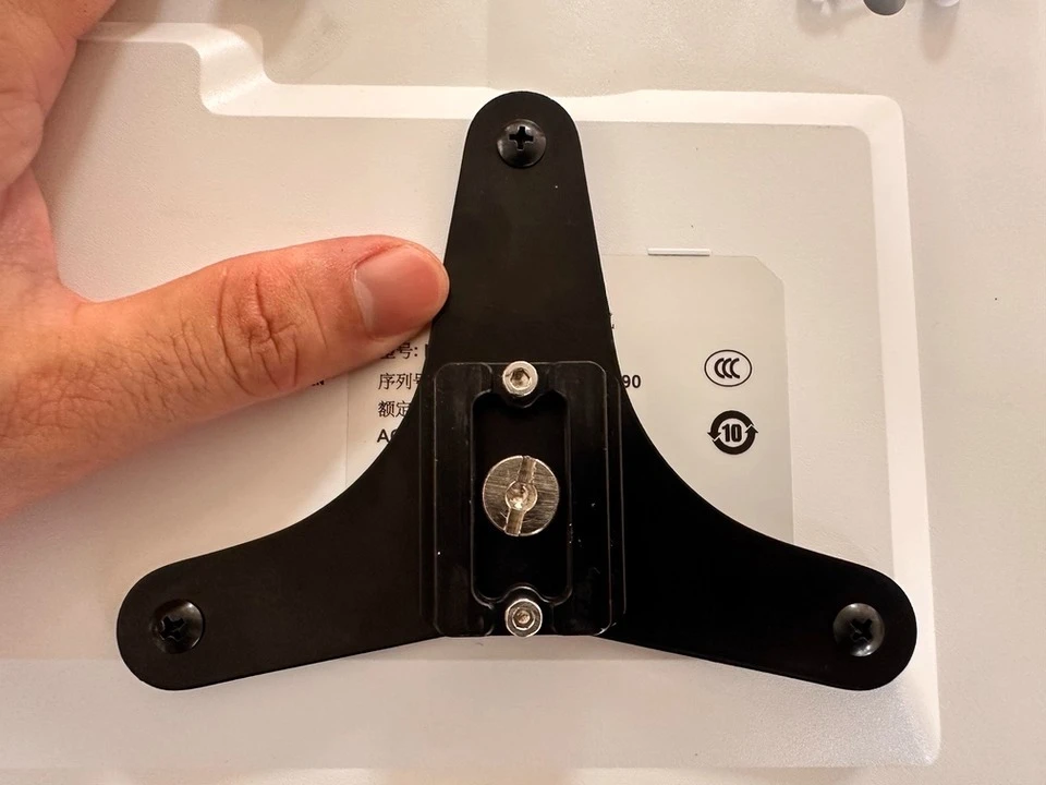 V10 Adapter Board,projector Gimbal, Floor Standing Desktop,wall Mounted Ceiling Mounting Bracket, Black, with Screws and Washers