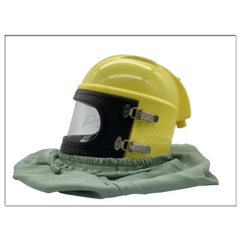 Industrial Antivirus Safety Sandblasting Helmet Spray Paint Protective Suit  Dustproof Shawl