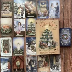 Yuletide Tarot 10,3 * 6 cm 78 sztuk Karty Nadzieja, ciepło i rozbudowa Tarota dla większości wspaniałych czasów roku