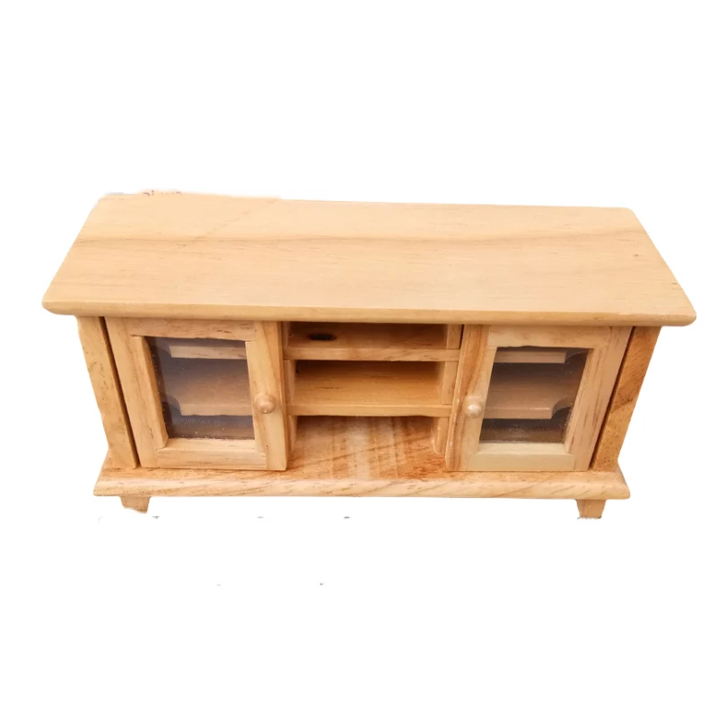 Doll House Diy Furniture Wood Kitchen Table Cabinet for Barbie Blythe Doll Furniture 1/6 BJD Doll Ob11 Accessories