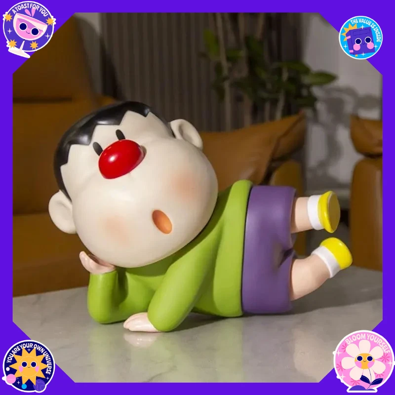 

Large 40CM Sleeping Pose Fat Tiger Blue Cat Series Cute Ornament Figure Anime Fat Tiger Cute Doll Trendy Toy