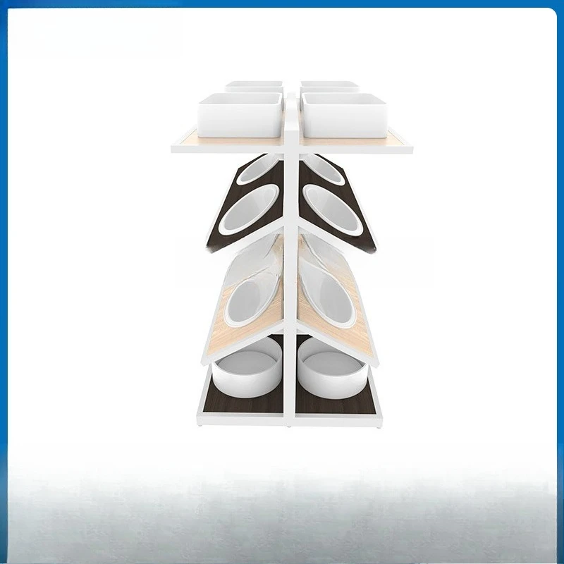 Floor-to-ceiling sanitary ware bathroom showcase sample rack, bathroom display rack