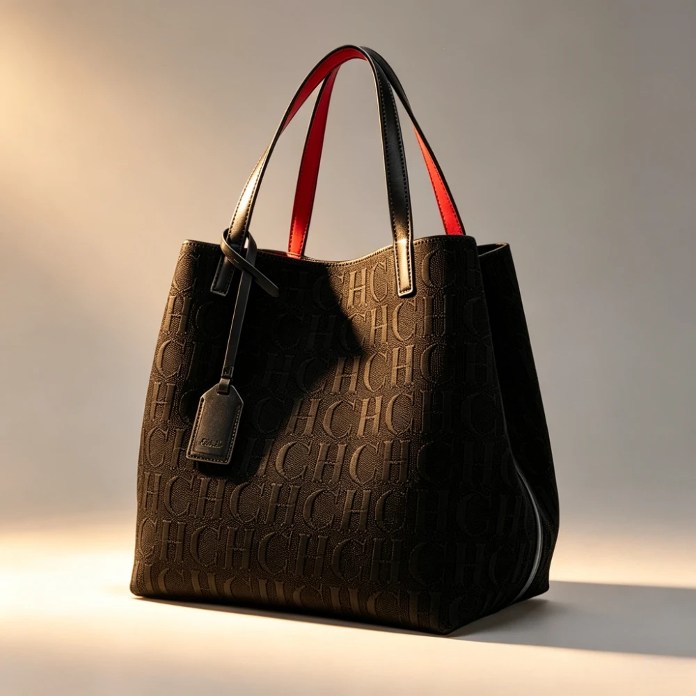 Luxury CH TOTE 03 Letter Pattern Tote Bag Large Capacity Women Handbag for Daily Office Commute  Shopping Shoulder Purse