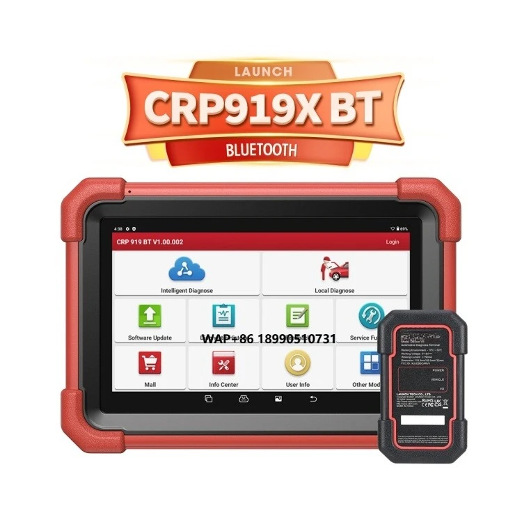 

2025 Global Version Original CRP919X BT Diagnostic Scanner with Bluetooth Supports CAN FD DoIP and ECU Coding Hot Sales