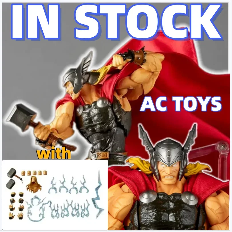 

Hot New In Stock KO Toys Thor Marvel Anime Action Figure Figurine Kaiyodo Amazing Yamaguchi Revoltech Model Toys Gifts