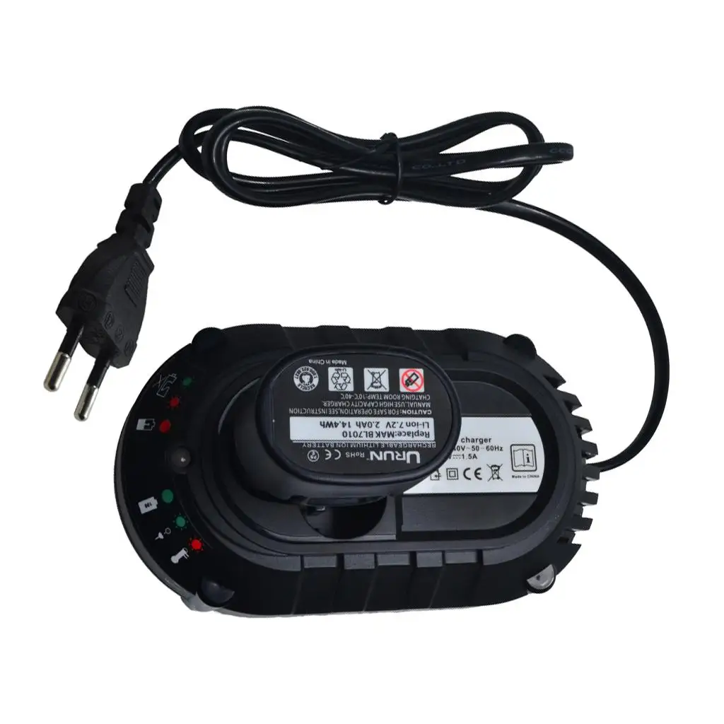 Replacement BL1013 Charger EU Plug 12V 1.5A Lithium Ion Battery Adapter Portable Power for Makita BL1013