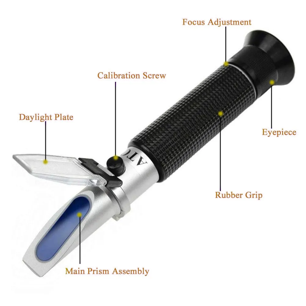 Animal Serum Protein Refractometer, Pet Urine Refractometer, Clinical Refractomete, Handheld Urine Specific Gravity Refractor