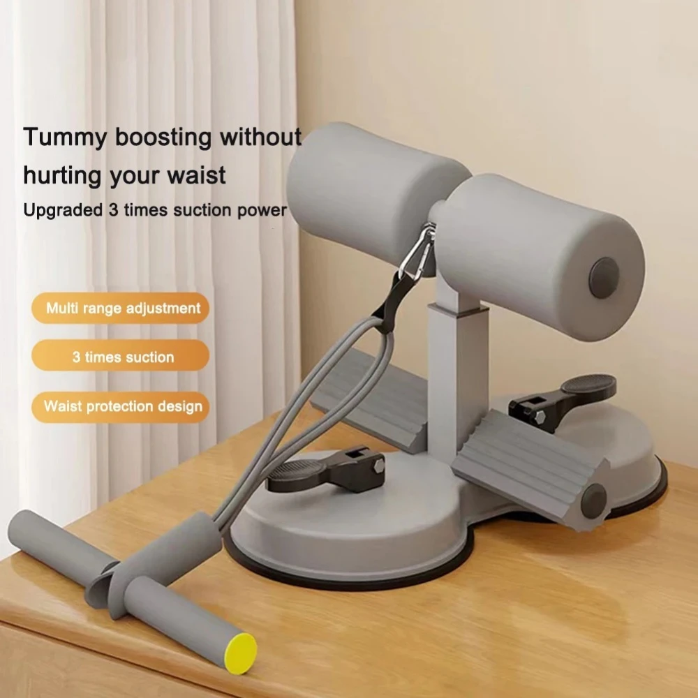 Equipamento de Fitness Multifuncional Portátil Antiderrapante para Treinamento Abdominal em Casa, Barra de Treinamento para Sit-ups Ajustável