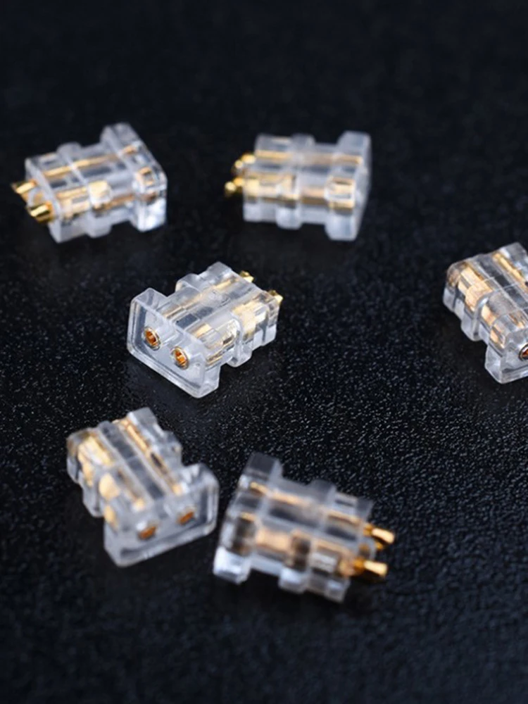 2 قطعة جديد 0.78 مزدوج دبوس 1964 المقبس أنثى Diy بها بنفسك مخصص الراقية سماعة كابل الملحقات دبوس التوصيل