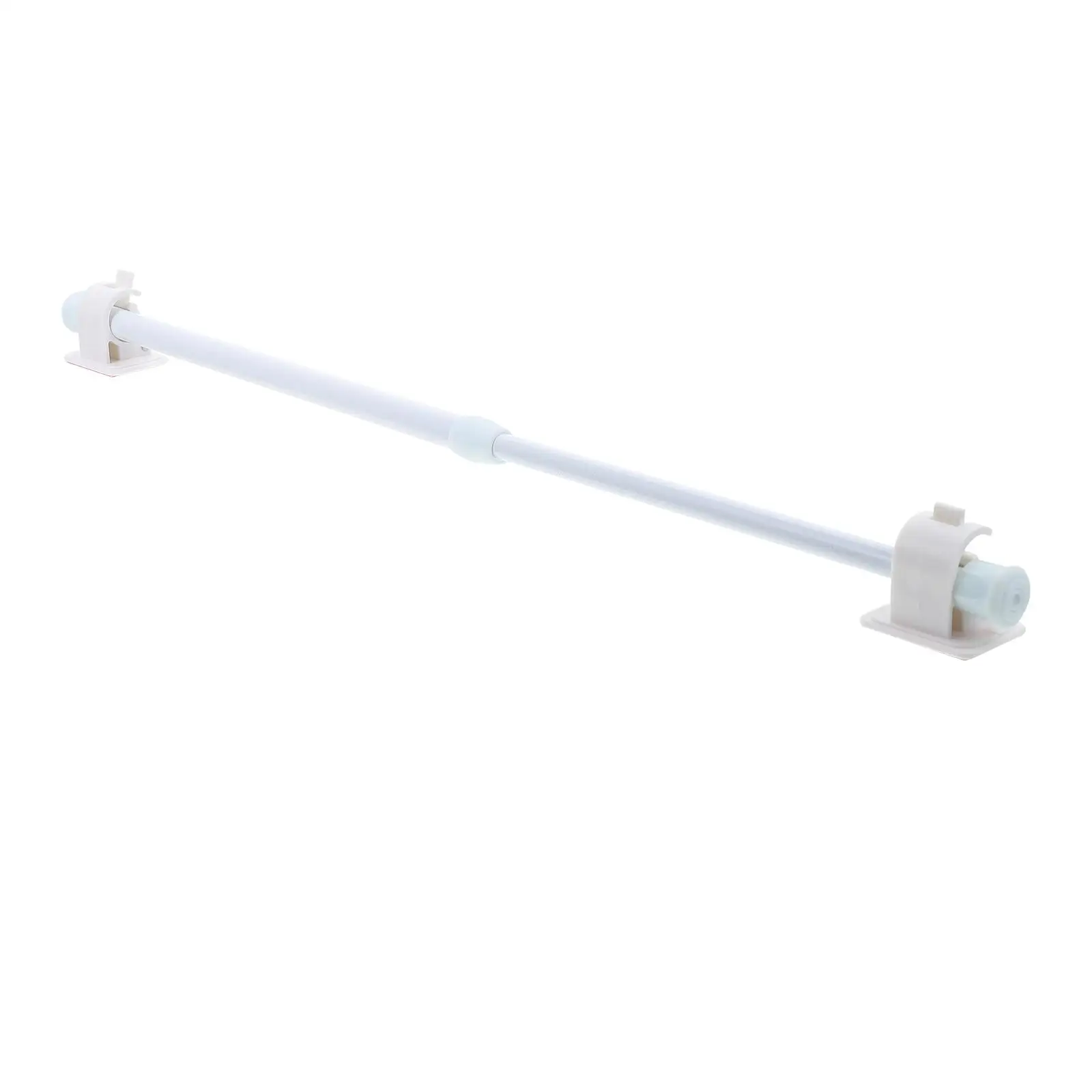 

Telescopic Clothes Drying Rod 1 Pair Clamps 1 3cm Diameter Expandable 30 50cm No Drilling Iron Multipurpose Curtain Wardrobe
