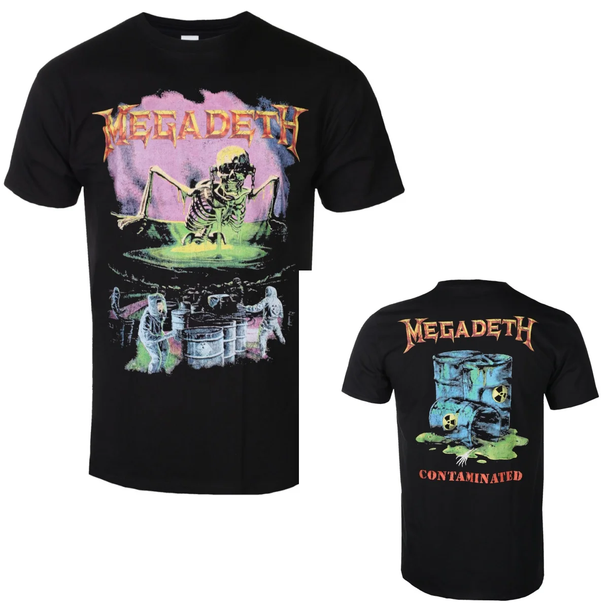 Sommer 2026 Megadeth Grafik-Baumwoll-Band-T-Shirt Unisex Sommer Kurzarm Mode-Marke Tee Luxus Lässige Vintage-T-Shirts – Detail 3