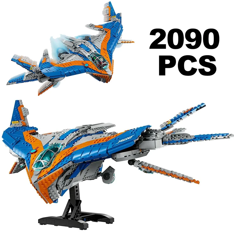 

Revenger Moc The Milano Spaceship Building Blocks Galaxy Guardian Starship Combat Aircraft Model Toy For Kid Adult Gift