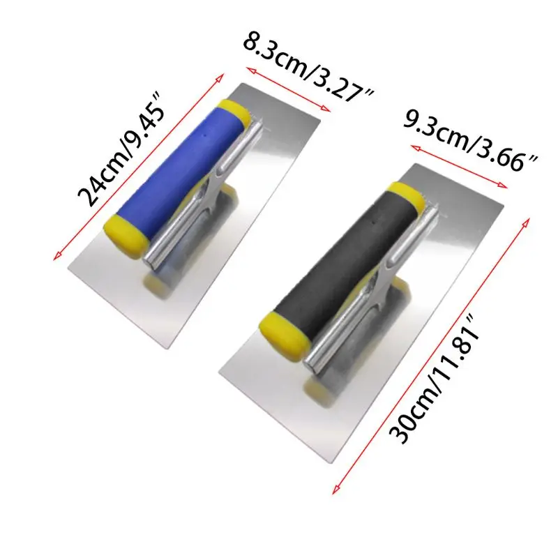 Spachtelspachtel und Spachtelspachtel aus Edelstahl mit