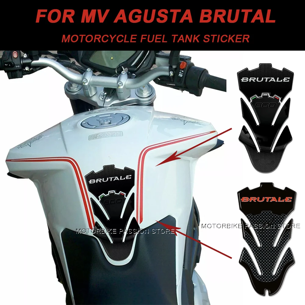 

3D fuel tank sticker, decorative motorcycle pad, for MOTO MV AGUSTA BRUTALE Stickers