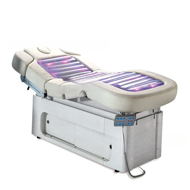 Electric Beauty Bed High-End Beauty Salon Club Hydrotherapy Spa Massage Couch Lifting Facial Micro Plastic Bed