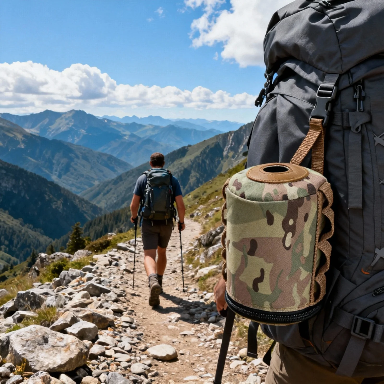 

Gas Tank Protective Cover Durable Oxford Cloth Foldable Camping Storage Bag Portable Fuel Cylinder Case For Outdoor Activities