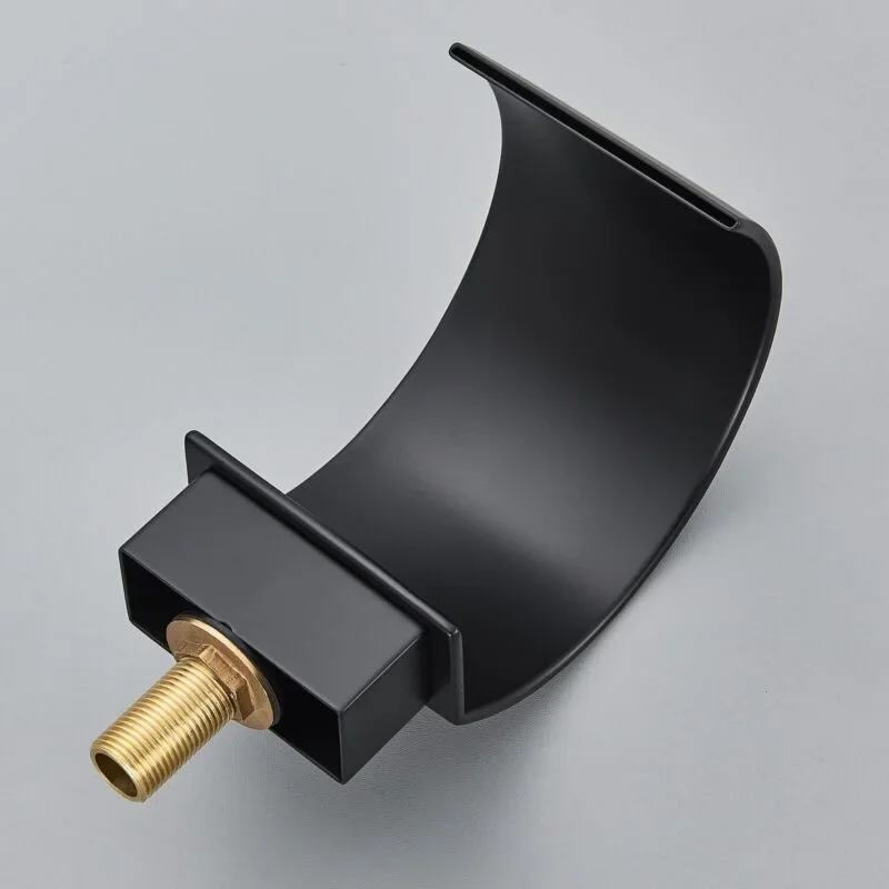 Basin Faucet Deck Mount Widespread Brass Bathroom Basin Mixer Tap Dual Handle Cold and Hot Water Crane
