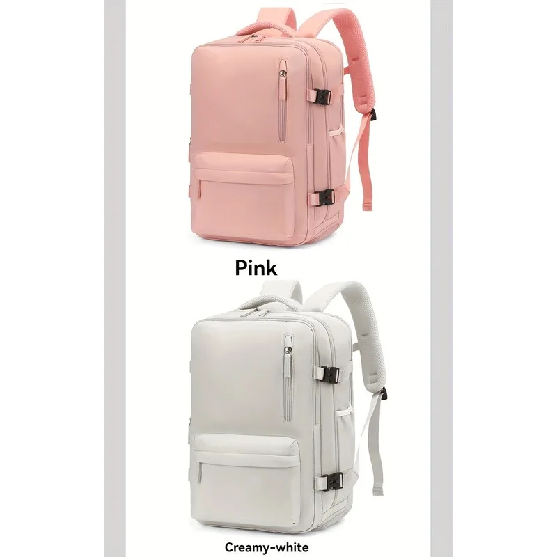 Expandable Business Travel Backpack, Waterproof Laptop Backpack Fits 15.6 Inch Notebook with Luggage Strap for Work Trip view 6