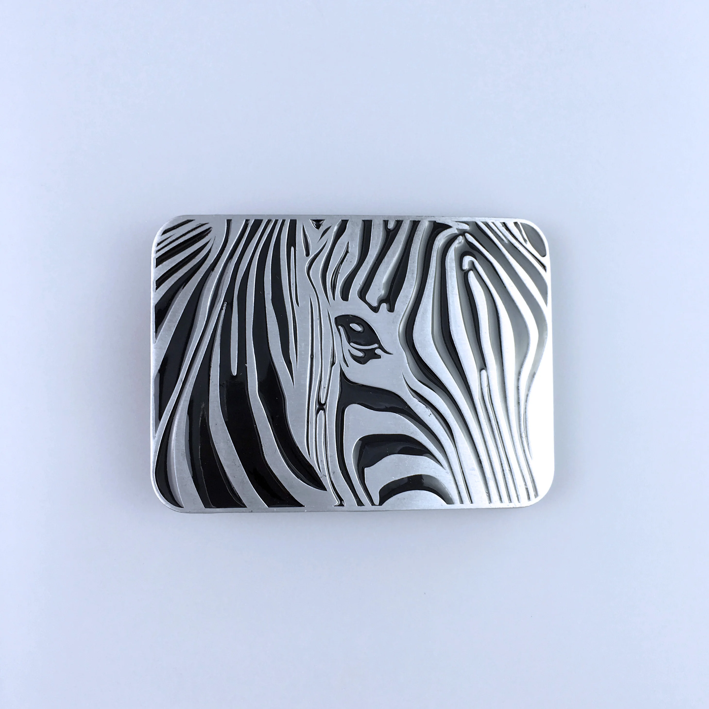 Vintage Africa Zebra Animal Wildlife Western Belt Buckle Hebilla BUCKLE-WT115