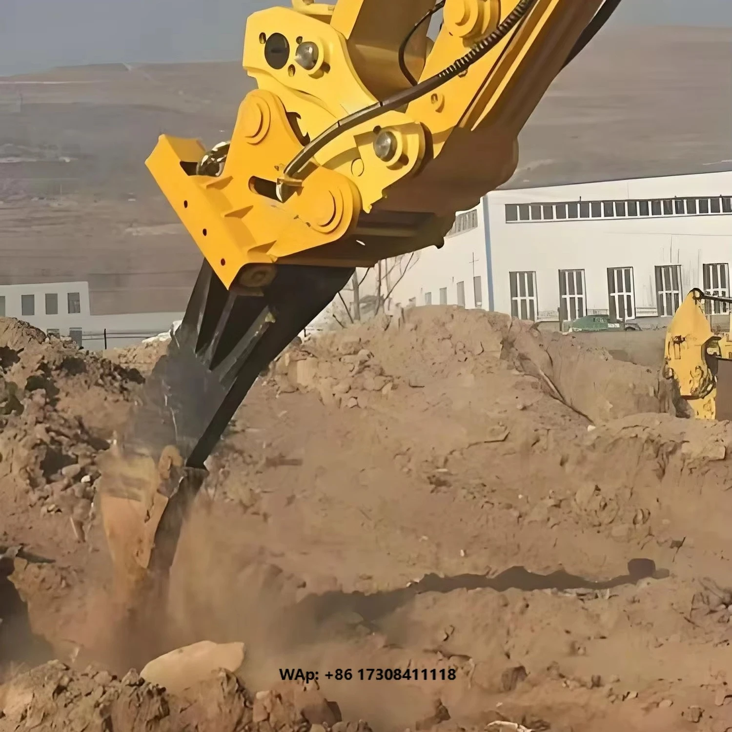 Xcentric  TMG-SLR72 Skid Steer Ripper Scarifier with Subsoiler for Outdoor Demolition Work and Land Leveling