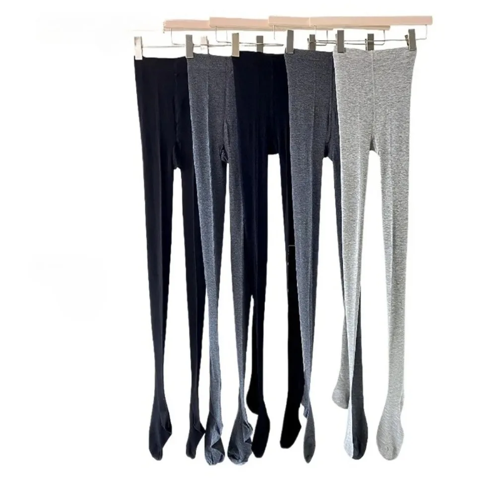 Autumn/Winter Women's Fashion Clothing Unbreakable Pantyhose with Right Angled Three-dimensional Heel Warm Silk Wool Pantyhose