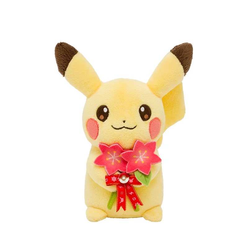 Pokémon Plush Toy This Heart Is Only for You Series Pikachu and Gracidea Flower Models Gifts for Girlfriends and Wedding Gifts