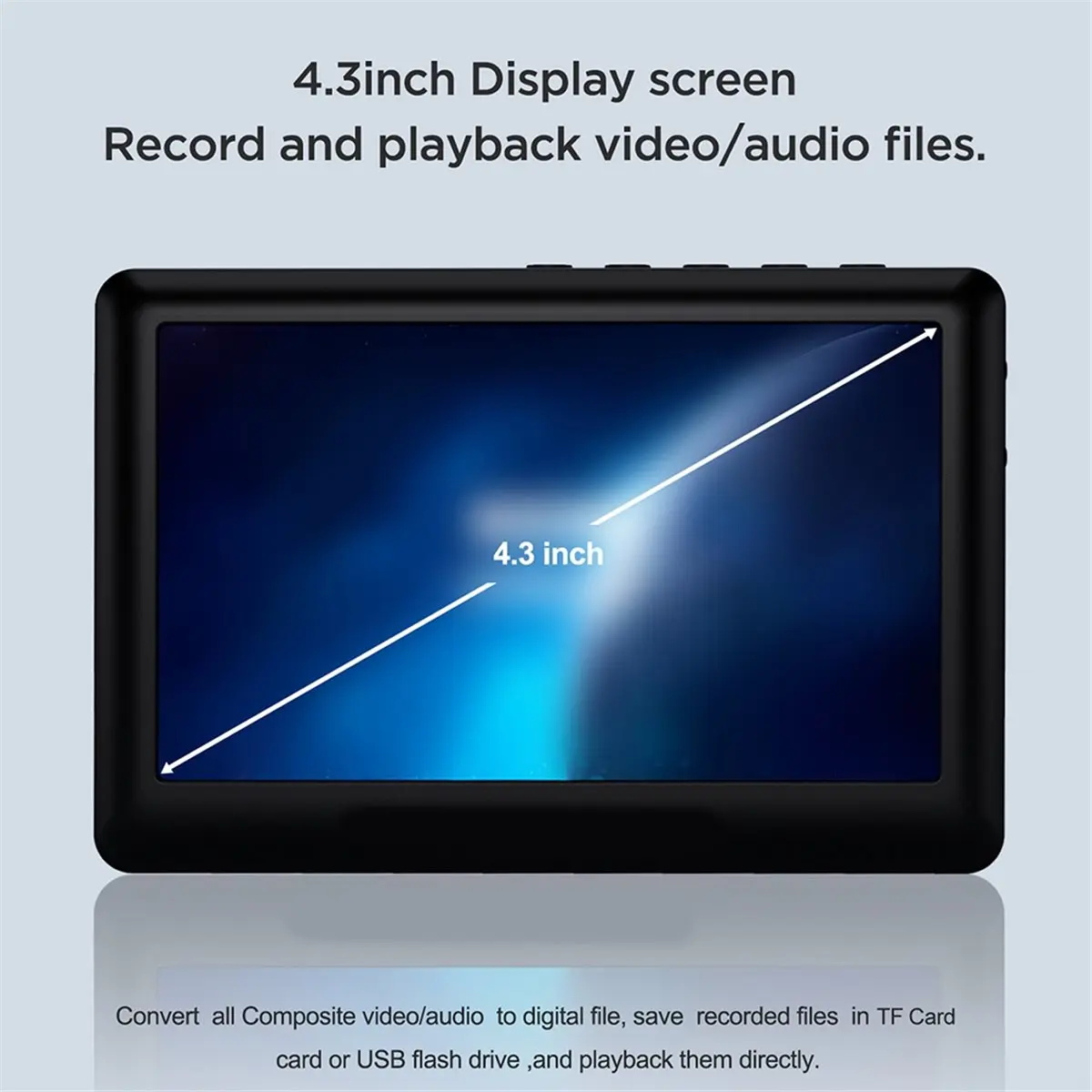 TCE 180 AV Recorder Video Audio Capture Box Analog to Digital Converter Record Video From VCR'S Camcorder DVD Players