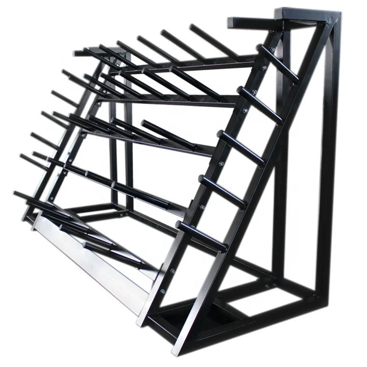 Get-Fit Wholesale Gym Equipment Showing Stand Commercial Use Weight Plate Storage Stand Rack Barbell Storage Pump set Rack