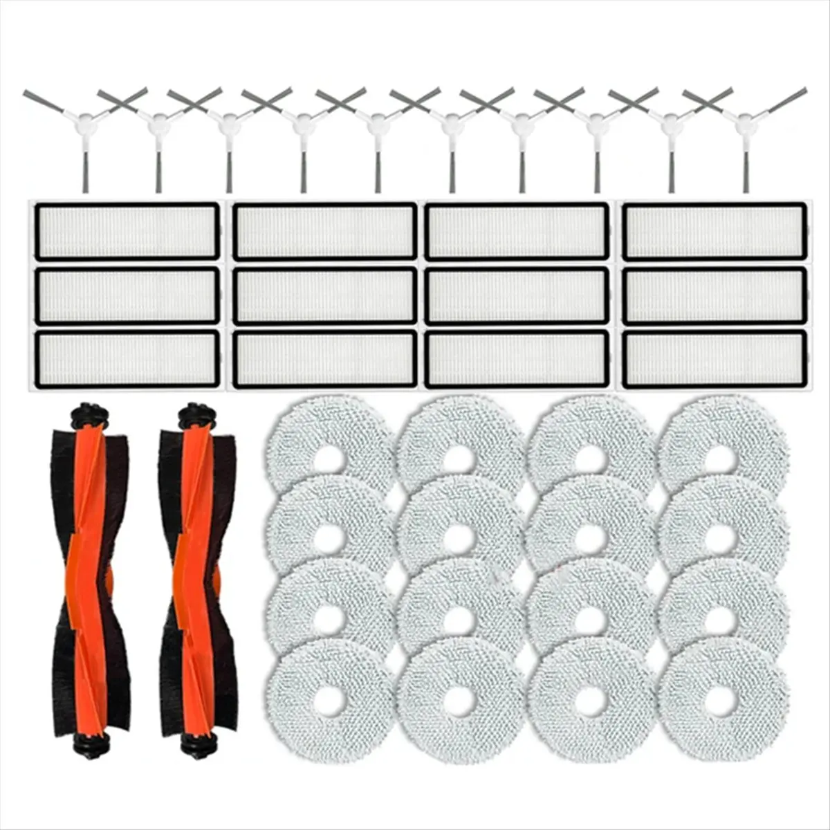 pieces-pour-aspirateur-robot-x20-x10--x20-plus-x10-plus-brosse-laterale-mian-filtre-hepa-tampons-en-tissu-accessoires