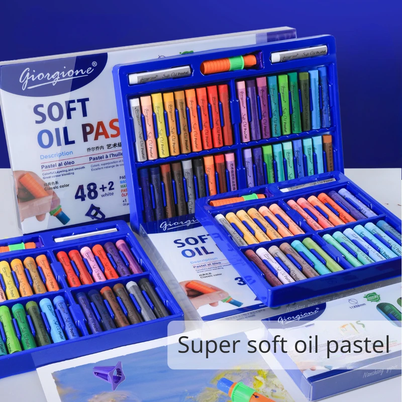 

Super Soft Oil Paint Stick Set Children Doodle Drawing 12/24/36/48 Colors Macaron Morandi Crayon Box Diy Crayons Pastel