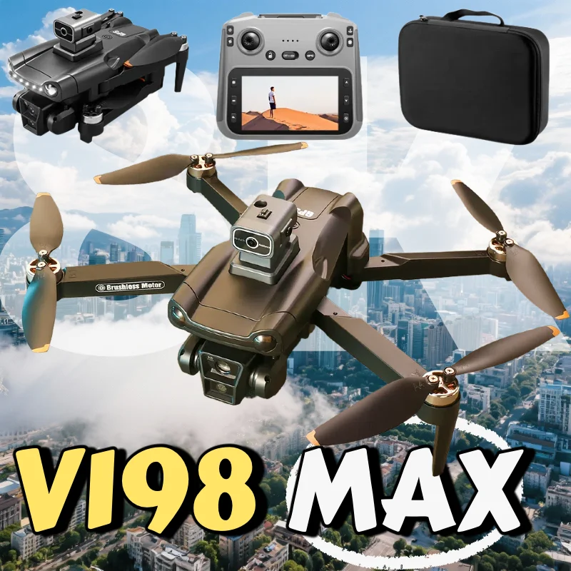 جديد لطائرة Xiaomi V198 MAX بدون طيار GPS 8K كاميرا احترافية فرشاة FPV الجوية عقبة الليزر مع شاشة كبيرة للتحكم عن بعد بدون طيار #6