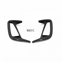 Fit For Ford Focus MK4 2019 2020 ABS/Carbon Fiber Car Exterior Rear Fog Light Lamp Frame Cover Trim Car Accessories 2Pcs/set