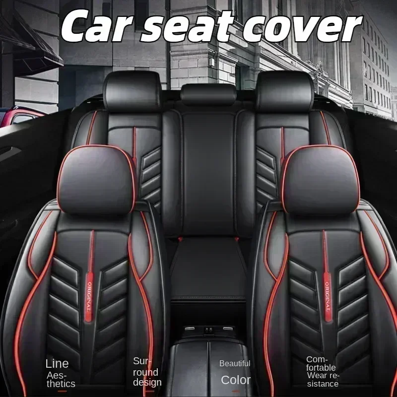 PER HONDA Coprisedile per auto Coprisedile avvolgente completo in pelle PU di alta qualità, morbido e confortevole, impermeabile