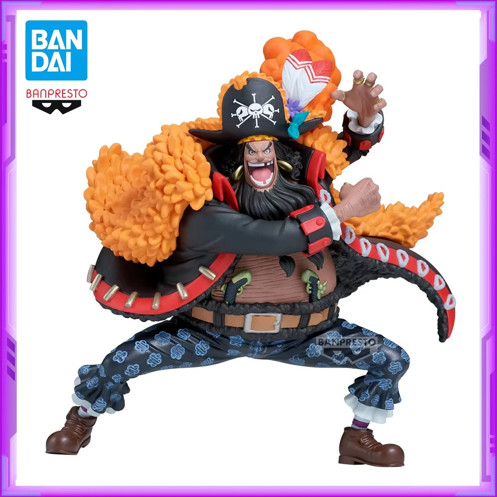 Original BANDAI Banpresto BRC ONE PIECE Marshall D Teach PVC Anime Figures Action Figure Model Toys Christmas Gifts