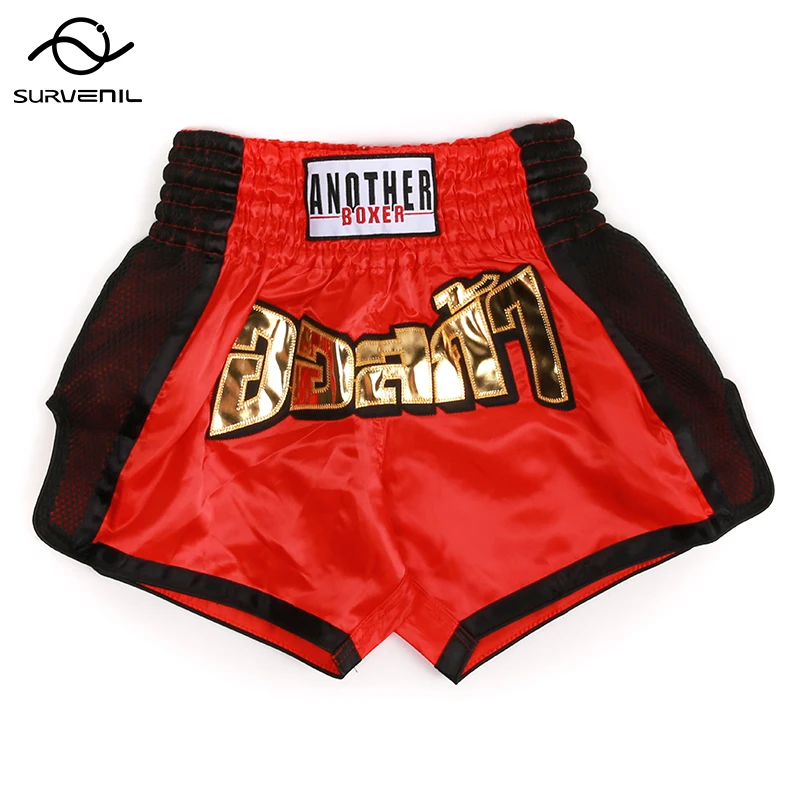 Muay thai respirável kickboxing shorts crianças adultos combinar calças de boxe masculino da menina do menino luta mma troncos de treinamento