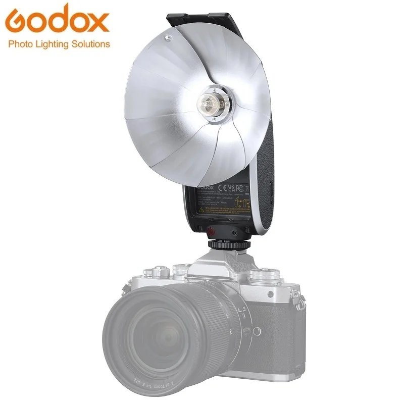 Godox Lux Senior Retro Camera Flash 6000K 1/1-1/64 Flash Power 28mm Focal Length Replacement for Canon Nikon Sony  Cameras