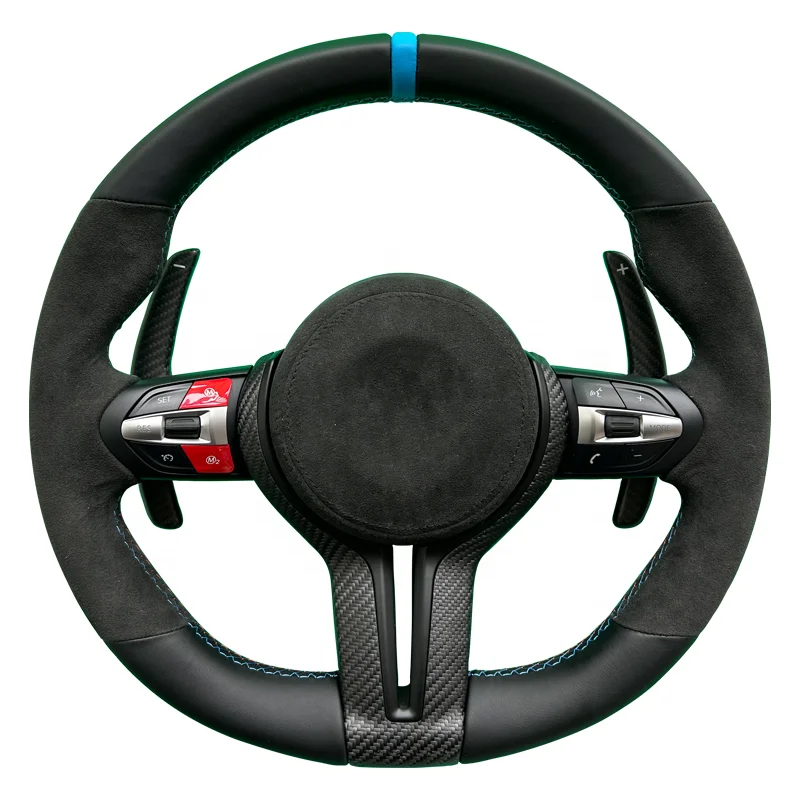 

For BMW 1 2 3 4 5 6 7 Series X1 X3 X4 X5 X6 Series M Series E90 E92 E93 E70 E71 Full Leather Custom Steering Wheel