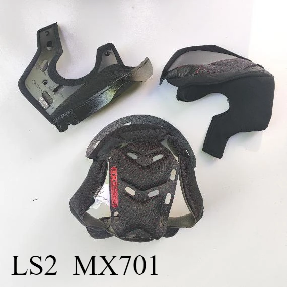 LS2 MX701 Motorcycle Helmet Original Lining Helmet Cotton Accessories