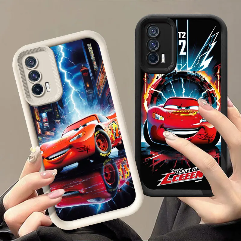 Cars Lightning McQueen Phone Case For VIVO V30 X80 X90 X100 Pro V29 V40 Y100 Y02 Y17 Y22 Y76 S Y03 Y21 Y27 Y28 Y35 Y36 Y72 Y78