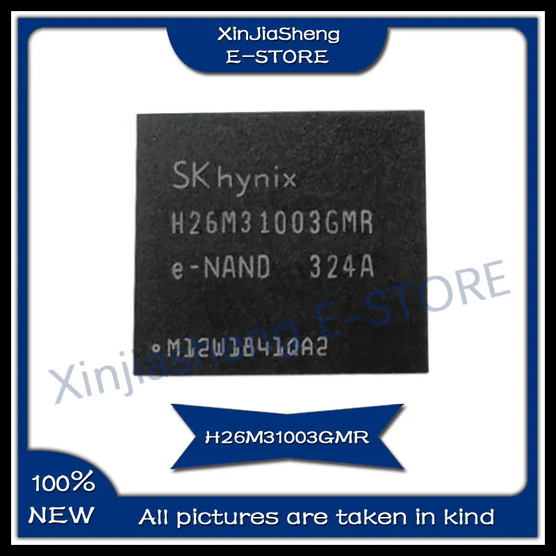 H26M31003GMR 2PCS/LOT H26M31003 BGA-153 Flash memory EMMC storage IC chip New Original In Stock H26M31003GMR