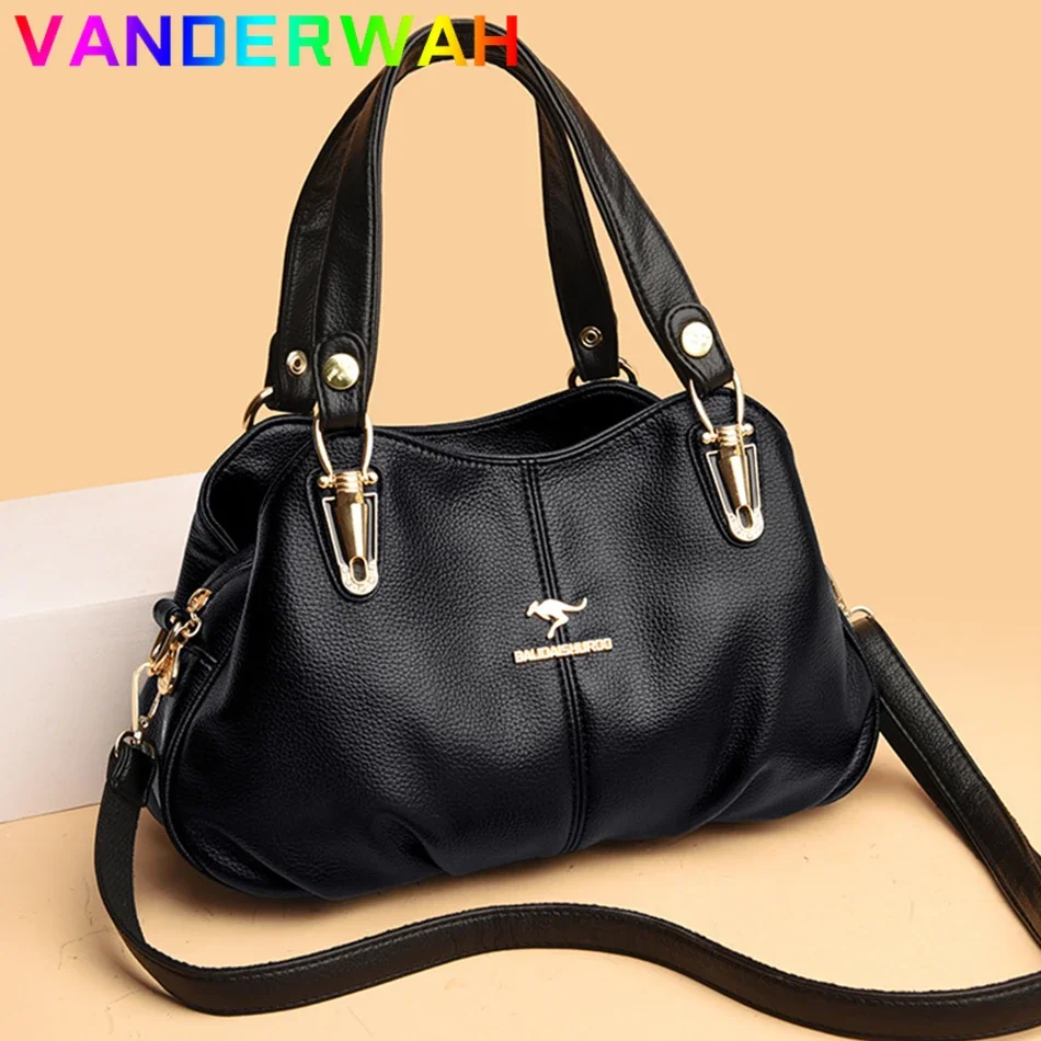 2024 New Soft Leather Messenger Bag Fashion Luxury Handbags Wome\'s Designer Handbags High Quailty Shoulder Bags Tote Sac A Main