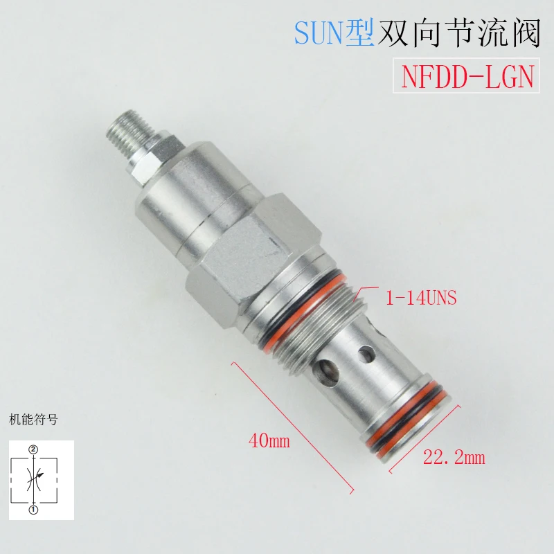 

Parts are suitable for American Sun SUN large flow throttle valve NFDD-LGN flow valve