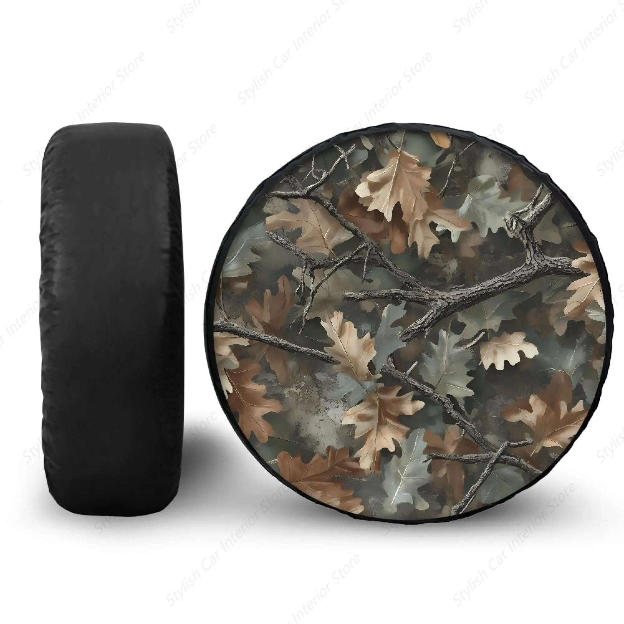 

Камуфляжный охотничий чехол на запасное колесо, деревянный чехол на колесо, водонепроницаемый прочный чехол на шину, универсальный, подходит для джипа, прицепа, автофургона, внедорожника и кемпера