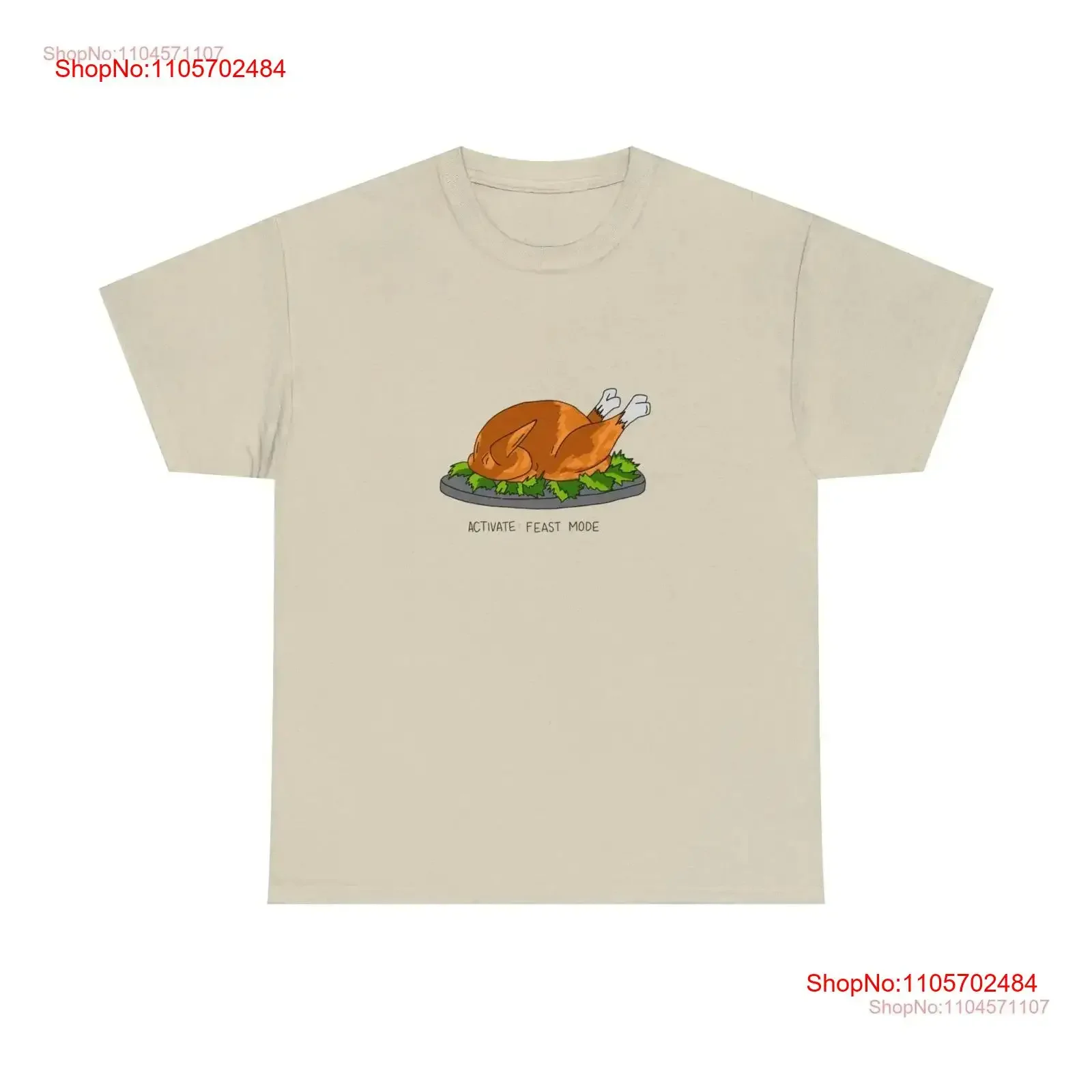 Activate Feast Mode Heavy Cotton T Shirt vintage Washed Versatile Breathable Top For Everyday Wear designer clothes graphic